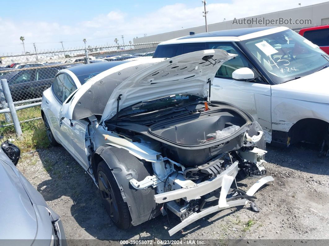 2021 Tesla Model 3 Standard Range Plus Rear-wheel Drive Белый vin: 5YJ3E1EA0MF000786