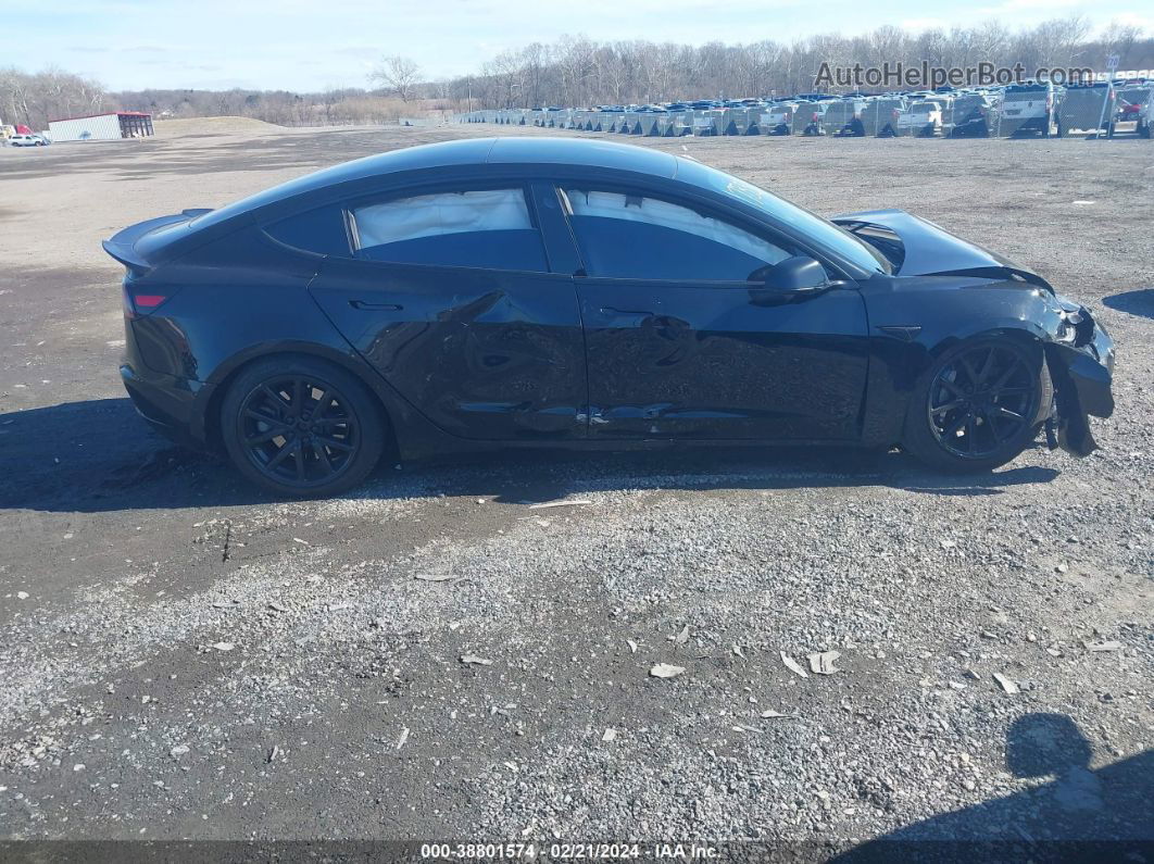 2021 Tesla Model 3 Standard Range Plus Rear-wheel Drive Black vin: 5YJ3E1EA0MF027356