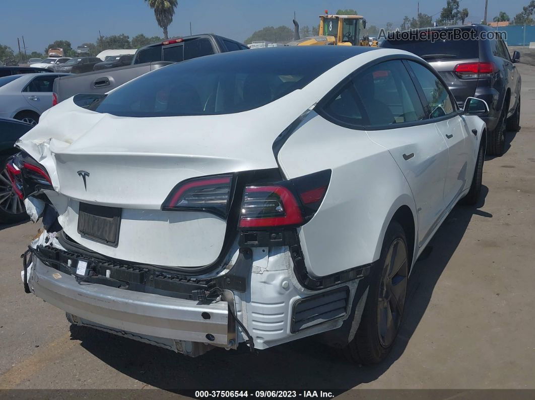 2021 Tesla Model 3 Standard Range Plus White vin: 5YJ3E1EA0MF029690