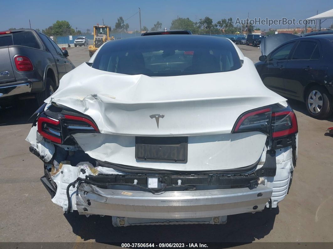 2021 Tesla Model 3 Standard Range Plus White vin: 5YJ3E1EA0MF029690