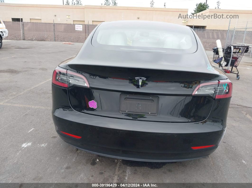 2021 Tesla Model 3 Standard Range Plus Rear-wheel Drive Black vin: 5YJ3E1EA0MF048367