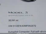 2021 Tesla Model 3 Standard Range Plus Rear-wheel Drive Белый vin: 5YJ3E1EA0MF052872