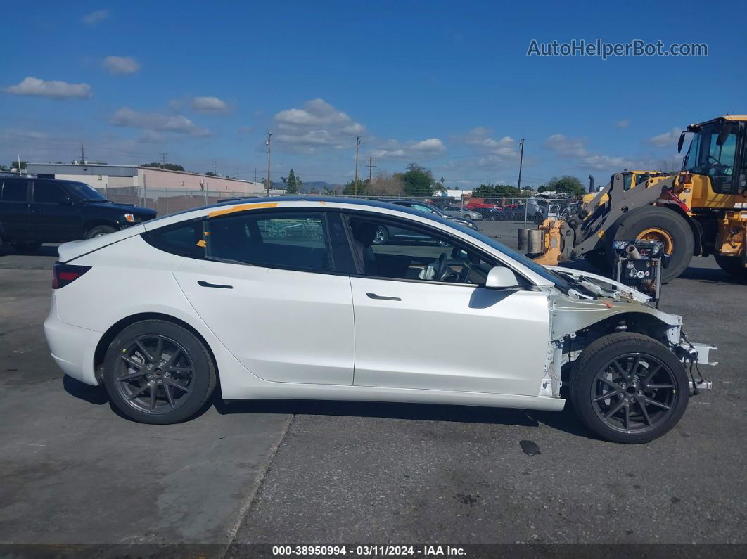 2021 Tesla Model 3 Standard Range Plus Rear-wheel Drive White vin: 5YJ3E1EA0MF074662