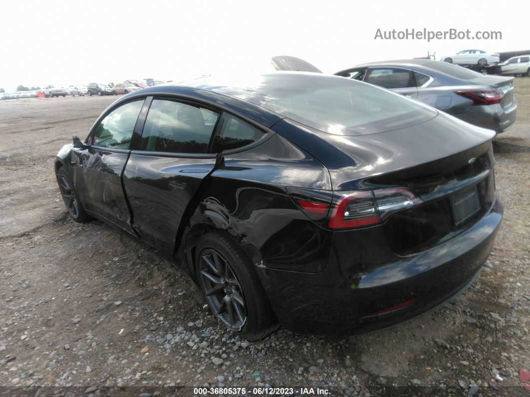 2021 Tesla Model 3 Standard Range Plus Black vin: 5YJ3E1EA0MF084009