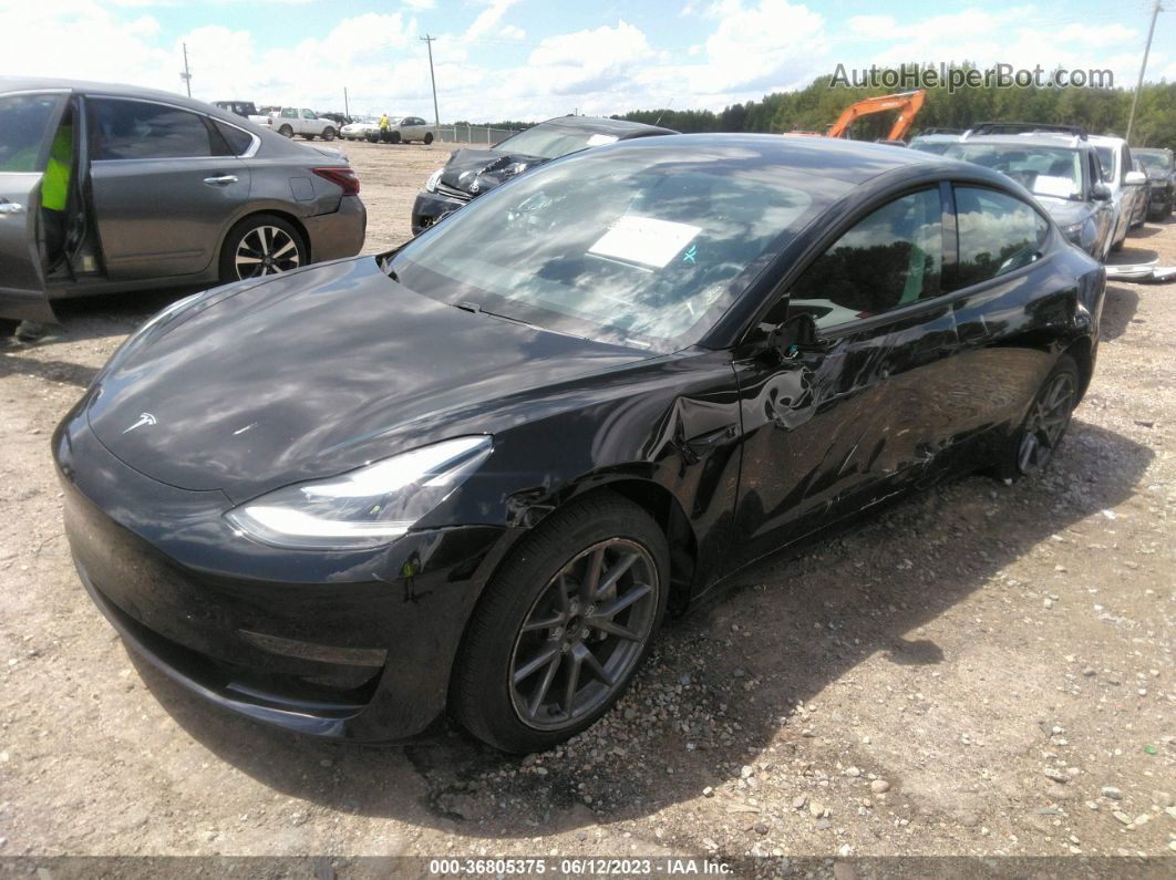 2021 Tesla Model 3 Standard Range Plus Black vin: 5YJ3E1EA0MF084009