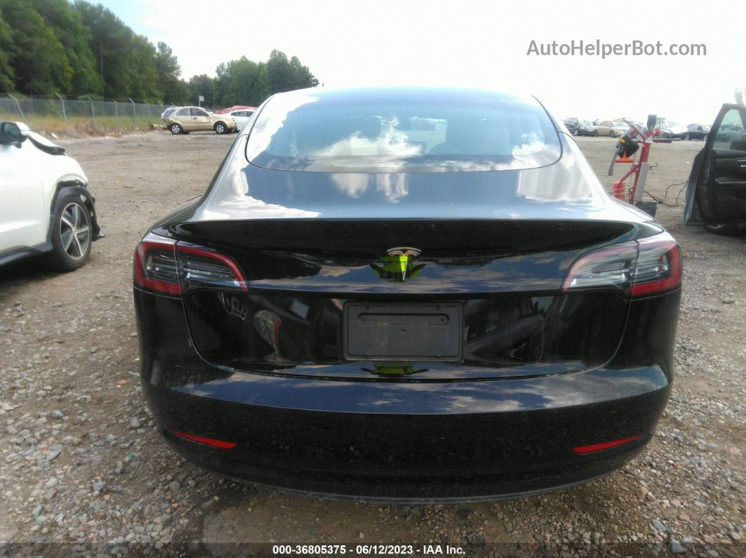 2021 Tesla Model 3 Standard Range Plus Black vin: 5YJ3E1EA0MF084009