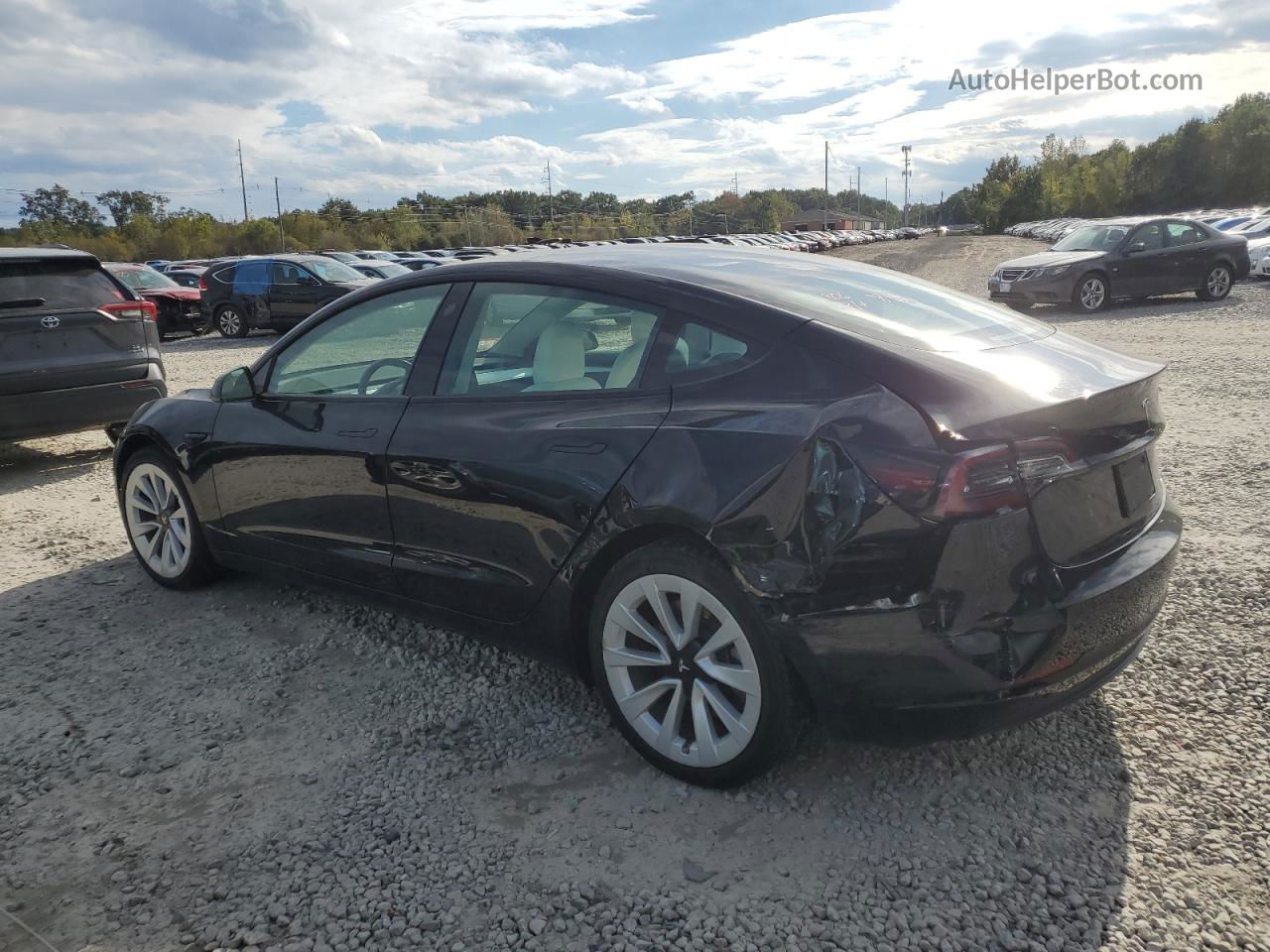 2021 Tesla Model 3  Black vin: 5YJ3E1EA0MF098587