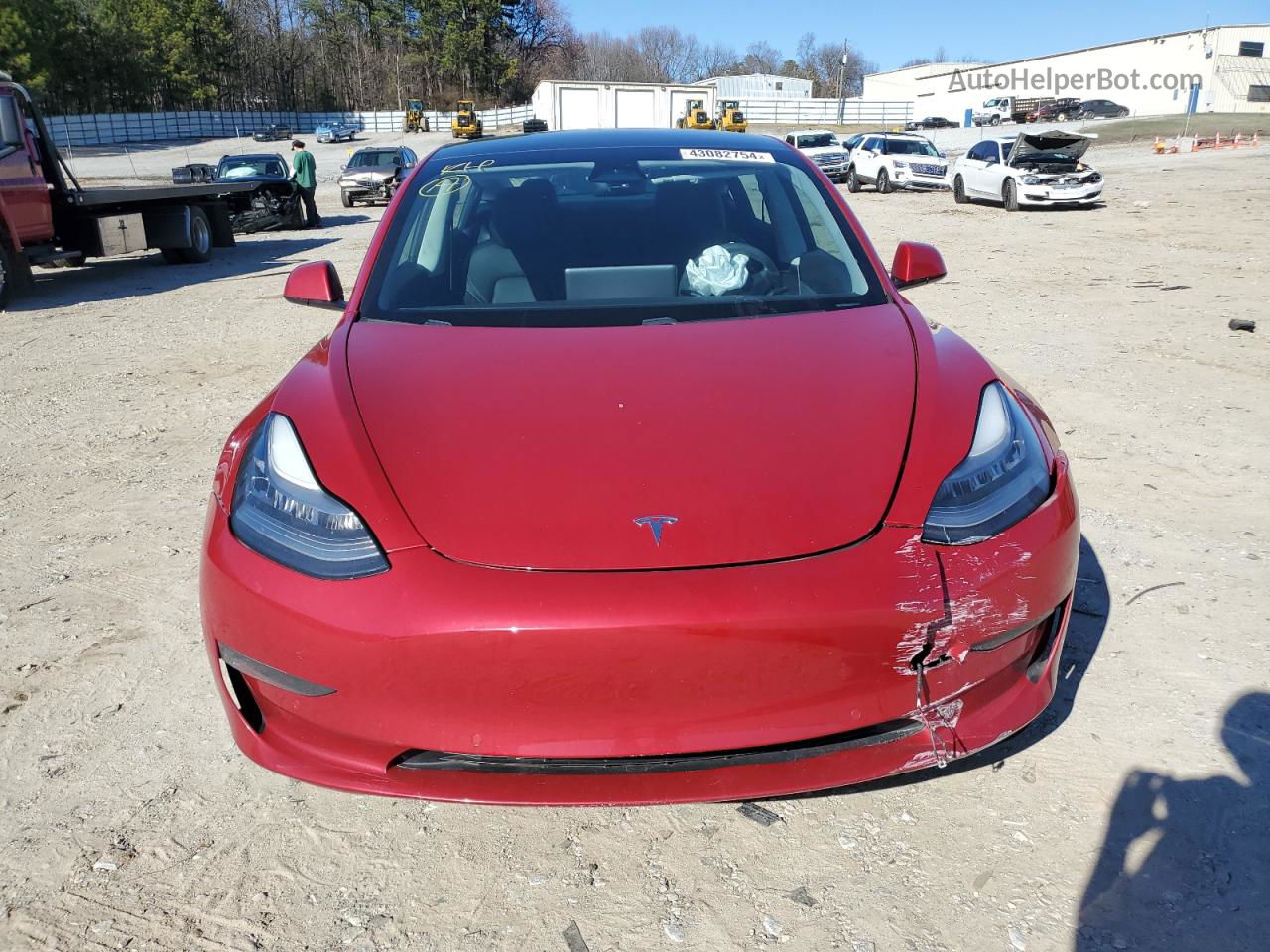 2021 Tesla Model 3  Red vin: 5YJ3E1EA0MF856668