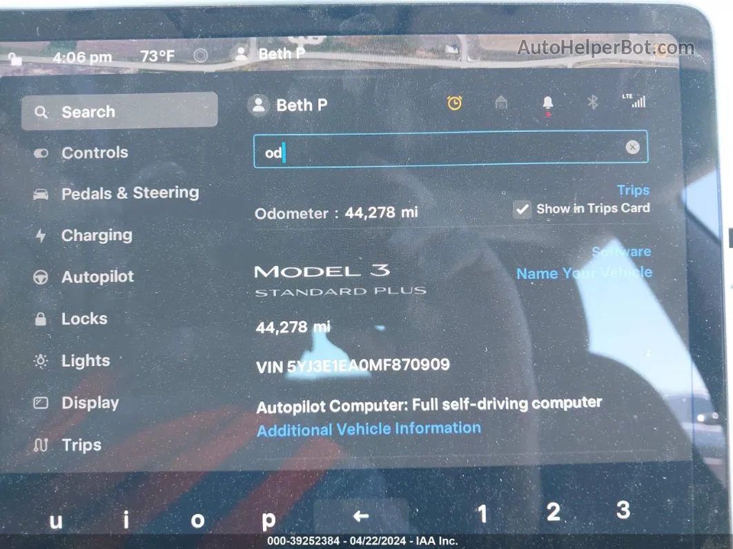 2021 Tesla Model 3 Standard Range Plus Rear-wheel Drive Черный vin: 5YJ3E1EA0MF870909