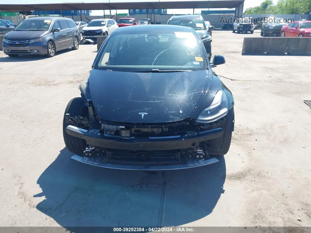 2021 Tesla Model 3 Standard Range Plus Rear-wheel Drive Black vin: 5YJ3E1EA0MF870909