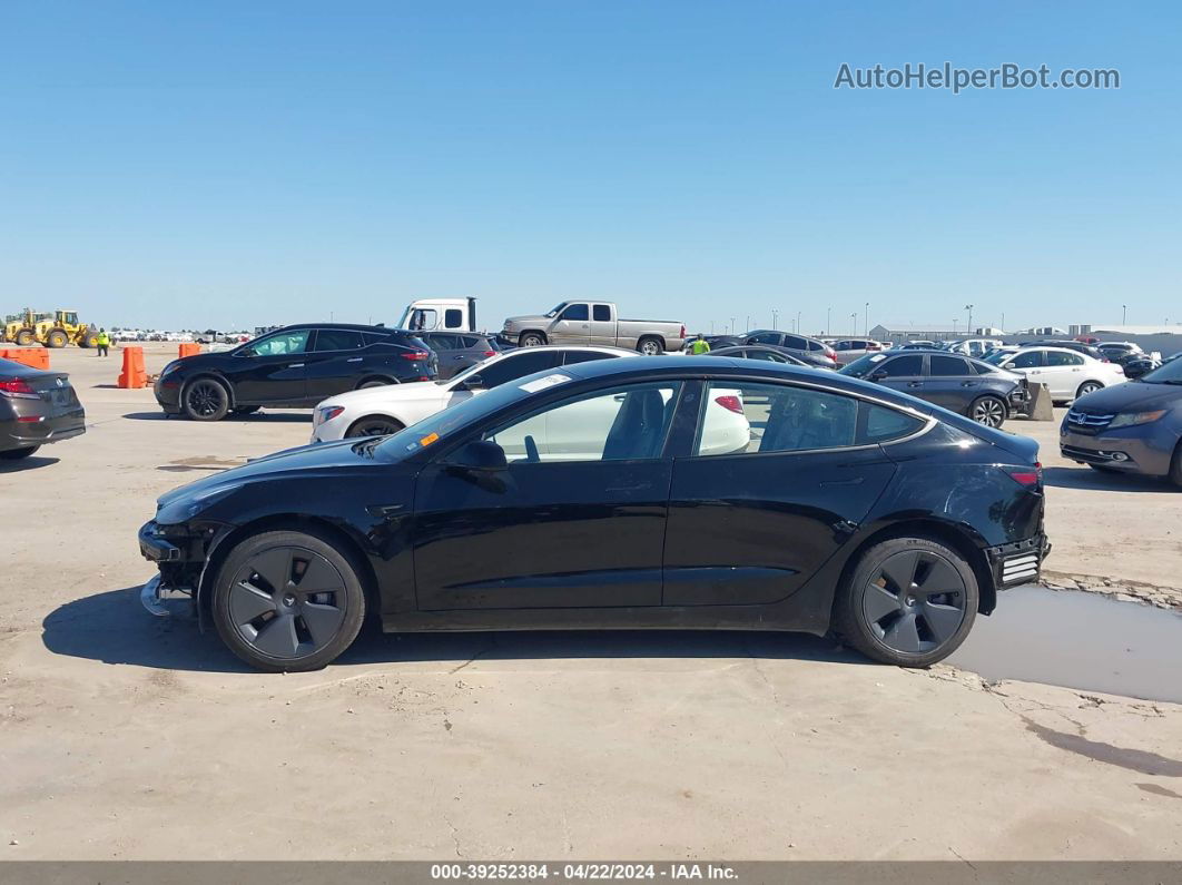 2021 Tesla Model 3 Standard Range Plus Rear-wheel Drive Black vin: 5YJ3E1EA0MF870909