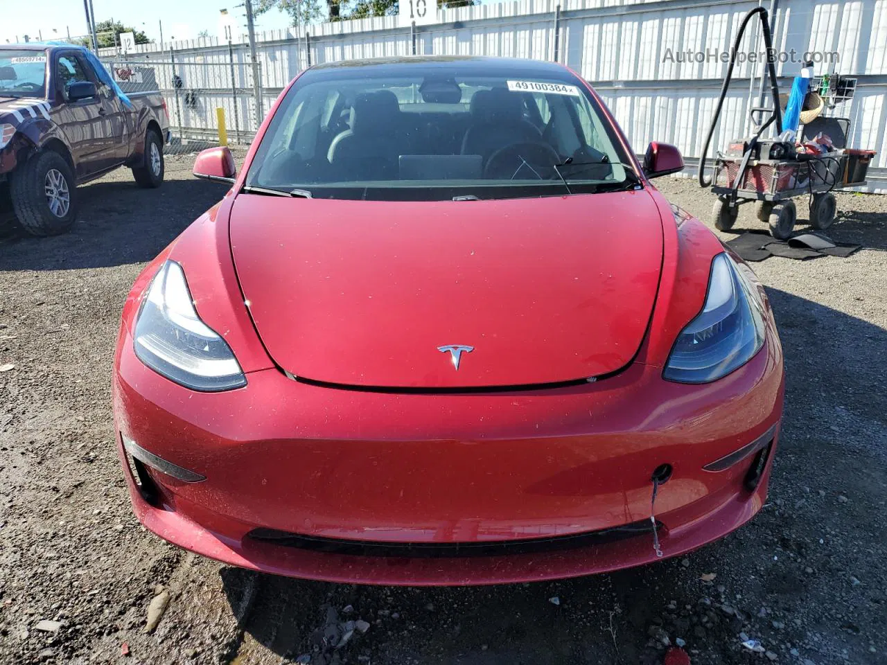 2021 Tesla Model 3  Red vin: 5YJ3E1EA0MF874622