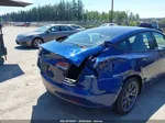 2021 Tesla Model 3 Standard Range Plus Rear-wheel Drive Blue vin: 5YJ3E1EA0MF930705