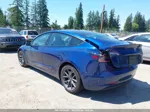 2021 Tesla Model 3 Standard Range Plus Rear-wheel Drive Синий vin: 5YJ3E1EA0MF930705