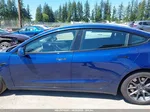 2021 Tesla Model 3 Standard Range Plus Rear-wheel Drive Blue vin: 5YJ3E1EA0MF930705