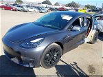 2021 Tesla Model 3 Standard Range Plus Rear-wheel Drive Gray vin: 5YJ3E1EA0MF961680