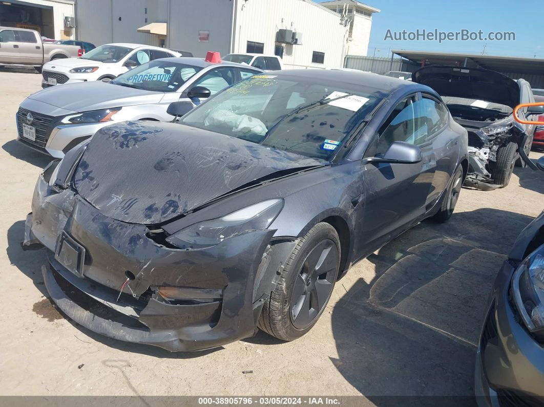 2021 Tesla Model 3 Standard Range Plus Rear-wheel Drive Black vin: 5YJ3E1EA0MF992444