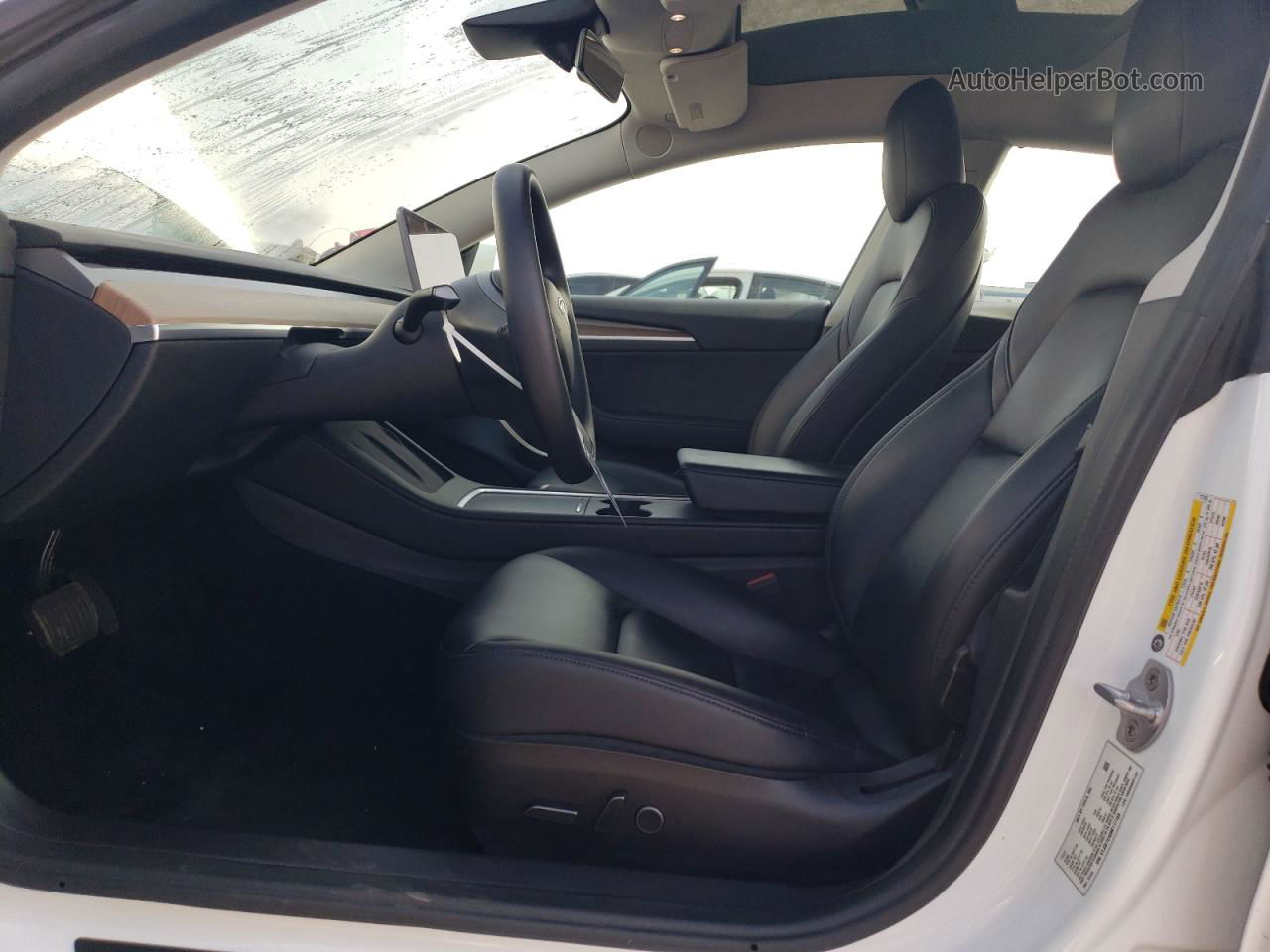 2022 Tesla Model 3  White vin: 5YJ3E1EA0NF117169