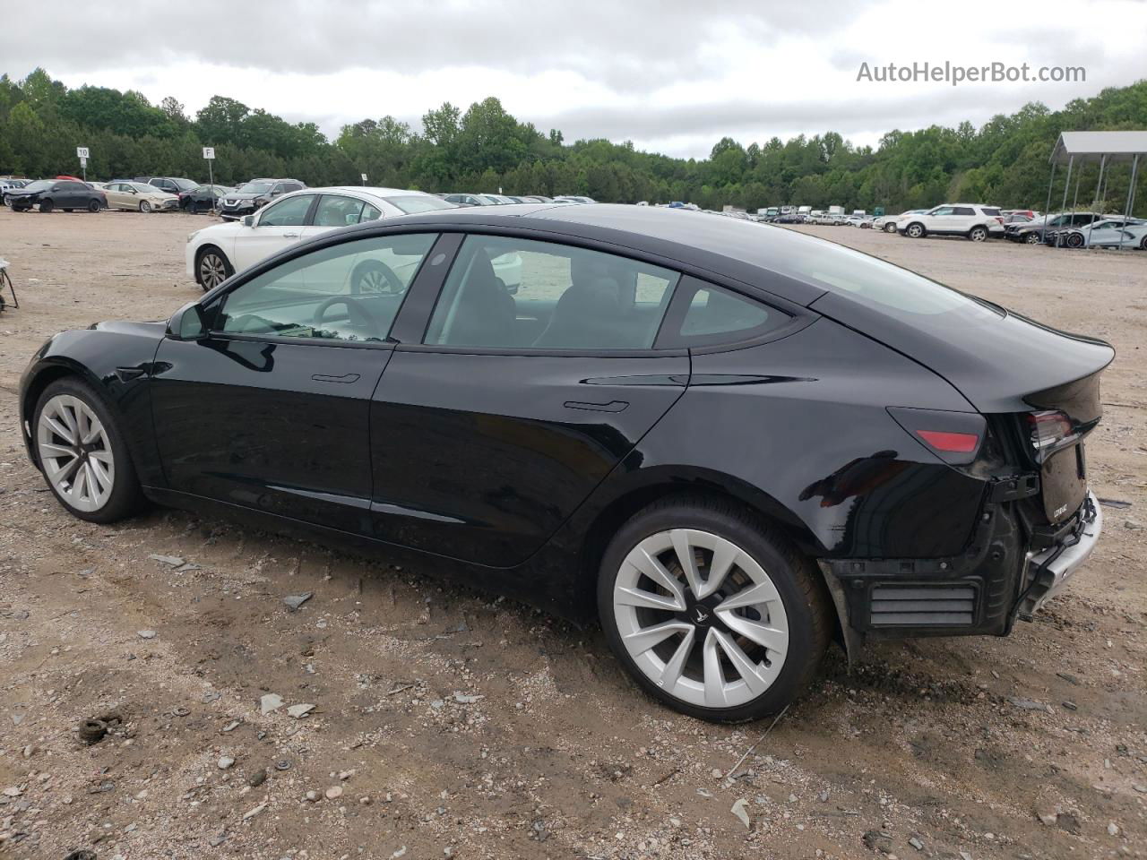 2022 Tesla Model 3  Black vin: 5YJ3E1EA0NF184872