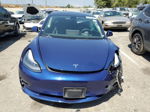 2022 Tesla Model 3  Blue vin: 5YJ3E1EA0NF191448