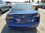 2022 Tesla Model 3  Blue vin: 5YJ3E1EA0NF191448