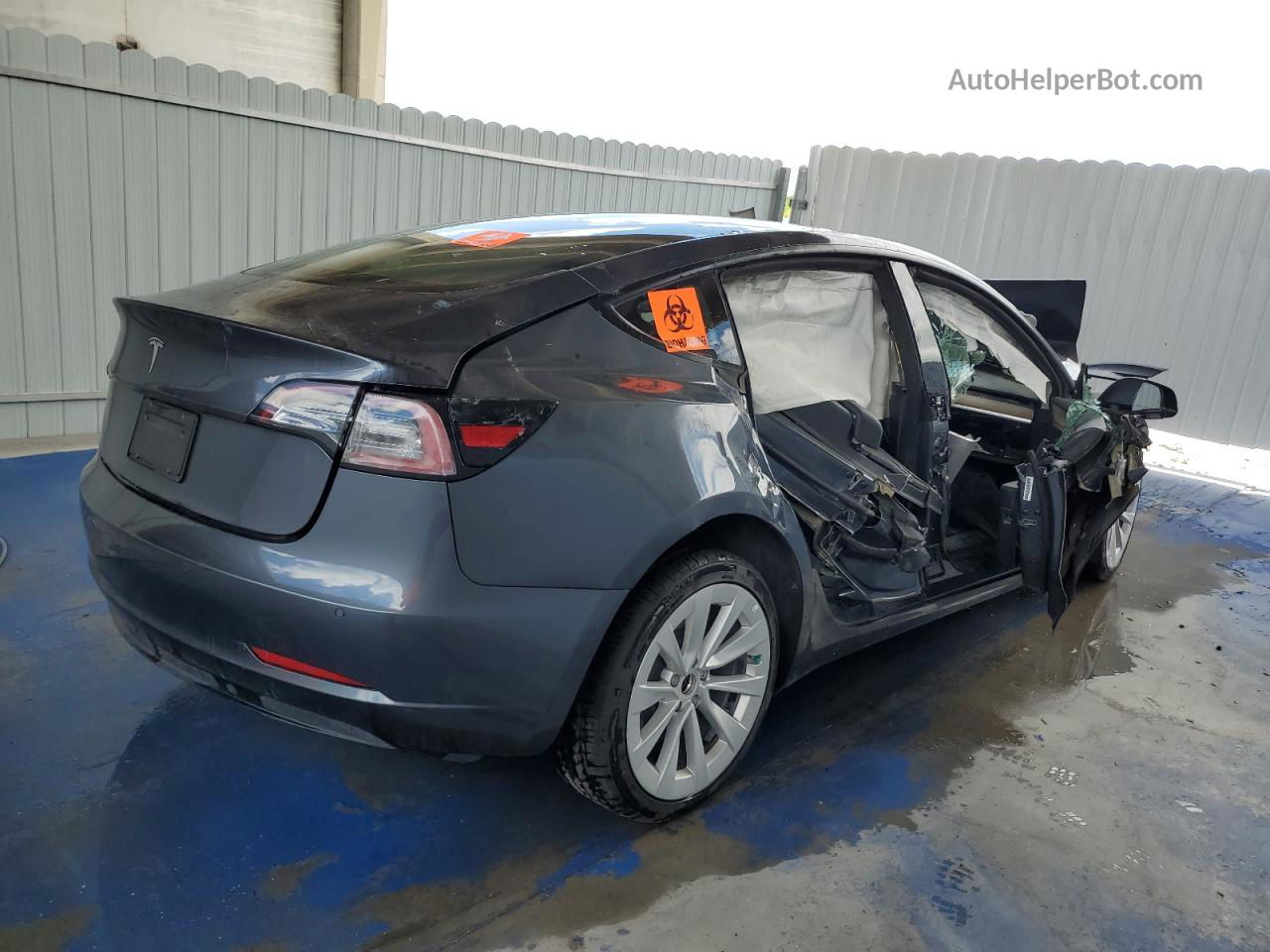 2022 Tesla Model 3  Silver vin: 5YJ3E1EA0NF287774