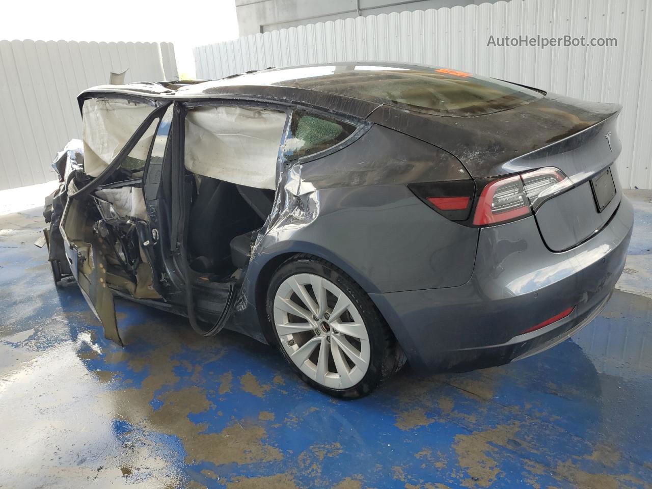 2022 Tesla Model 3  Серебряный vin: 5YJ3E1EA0NF287774