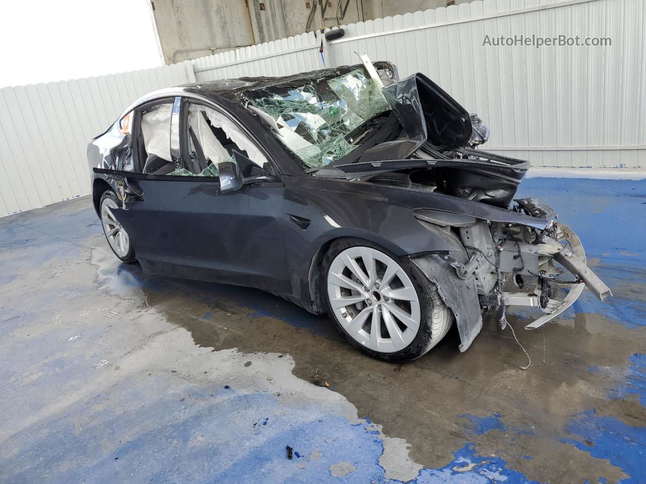 2022 Tesla Model 3  Серебряный vin: 5YJ3E1EA0NF287774