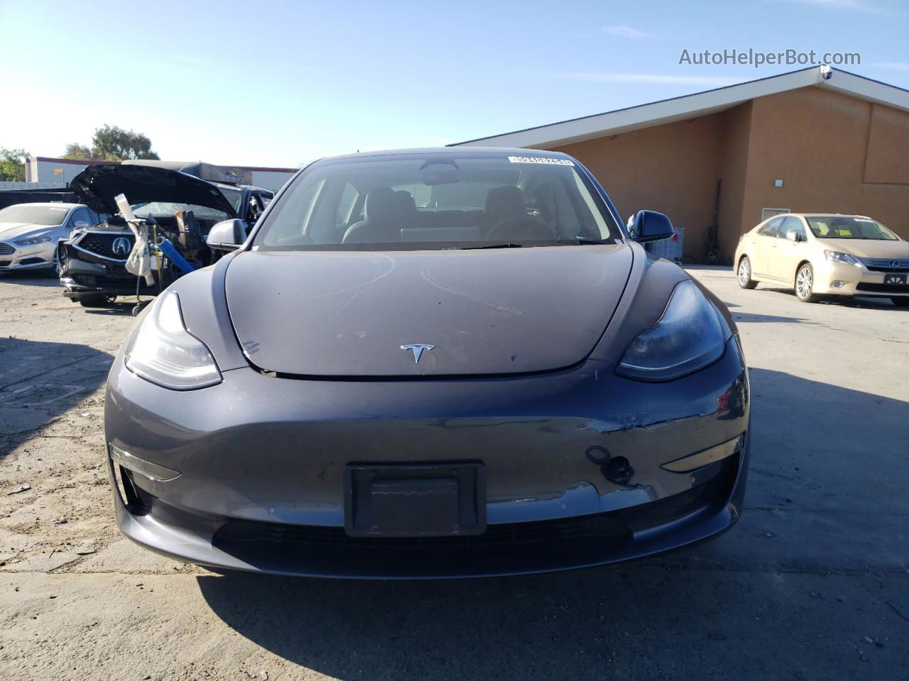 2022 Tesla Model 3  Серый vin: 5YJ3E1EA0NF369732