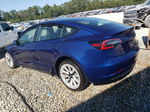 2022 Tesla Model 3  Blue vin: 5YJ3E1EA0NF371609