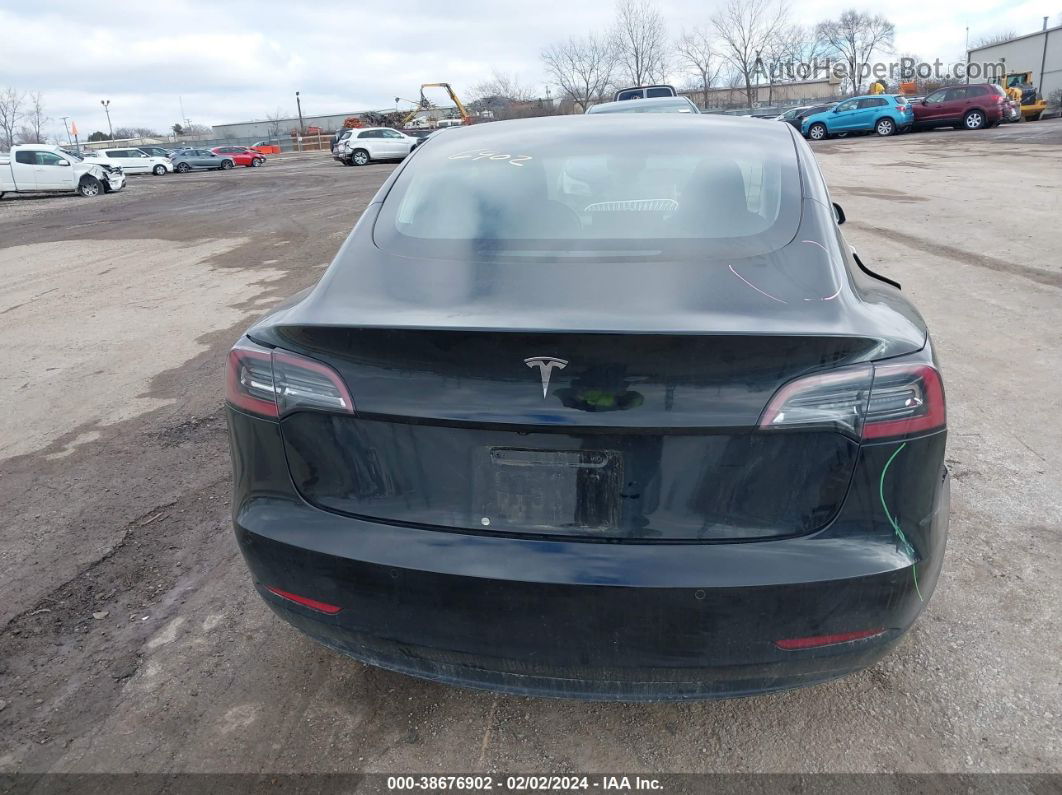 2018 Tesla Model 3 Long Range/mid Range Black vin: 5YJ3E1EA1JF002719