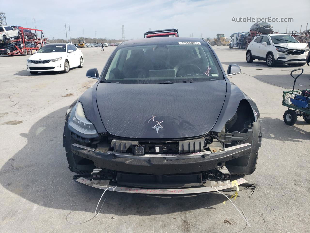 2018 Tesla Model 3  Black vin: 5YJ3E1EA1JF005183