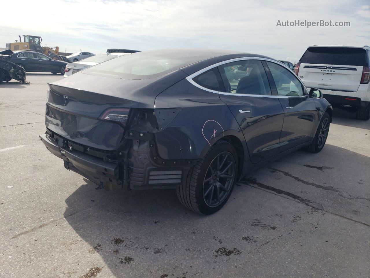 2018 Tesla Model 3  Black vin: 5YJ3E1EA1JF005183