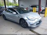 2018 Tesla Model 3 Long Range/mid Range Silver vin: 5YJ3E1EA1JF005278