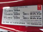 2018 Tesla Model 3 Long Range/mid Range Red vin: 5YJ3E1EA1JF010416