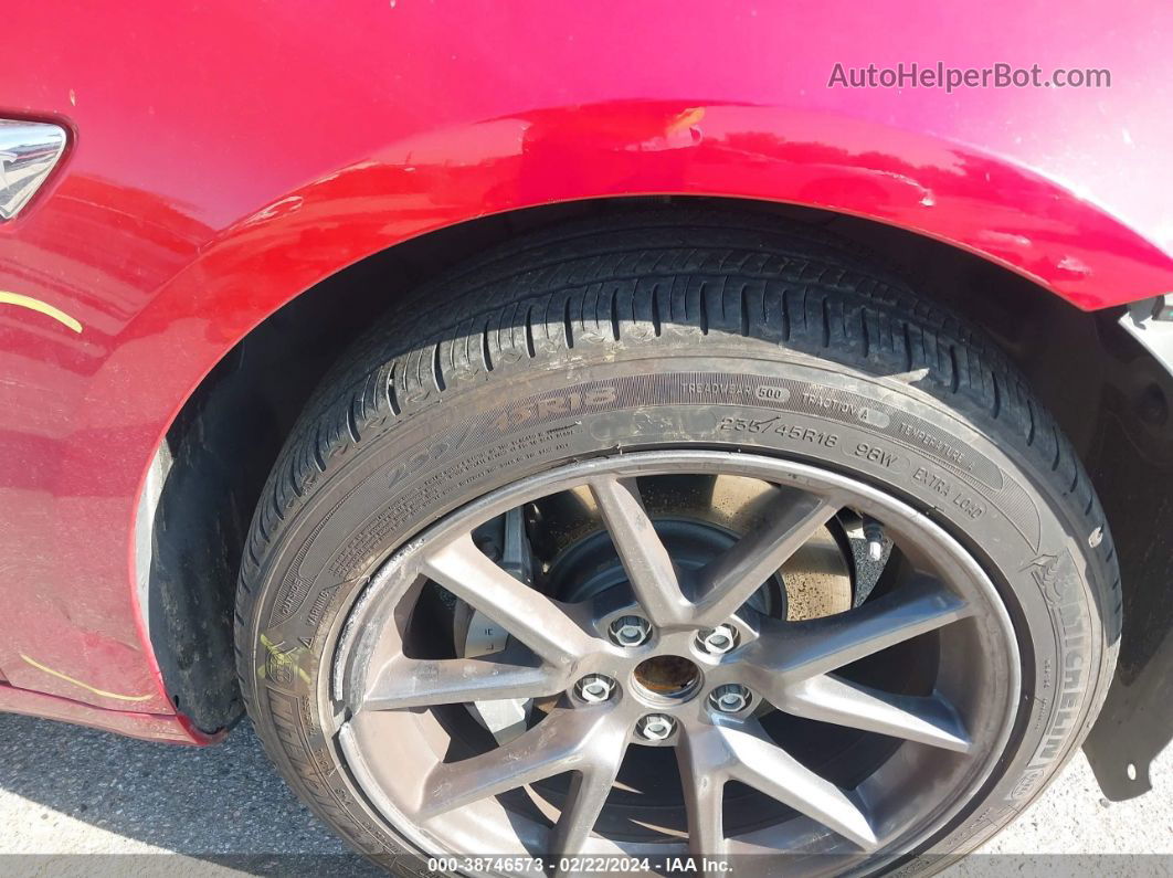 2018 Tesla Model 3 Long Range/mid Range Red vin: 5YJ3E1EA1JF010416