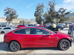 2018 Tesla Model 3 Long Range/mid Range Red vin: 5YJ3E1EA1JF010416