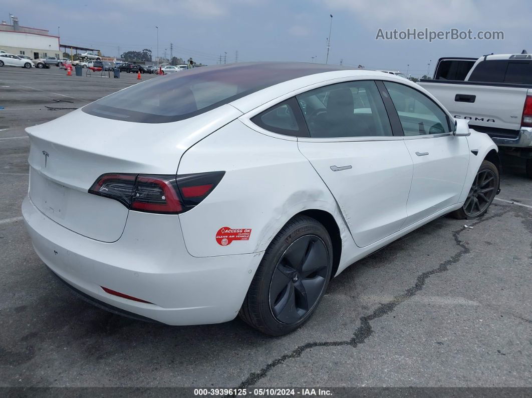 2018 Tesla Model 3 Long Range/mid Range White vin: 5YJ3E1EA1JF035347