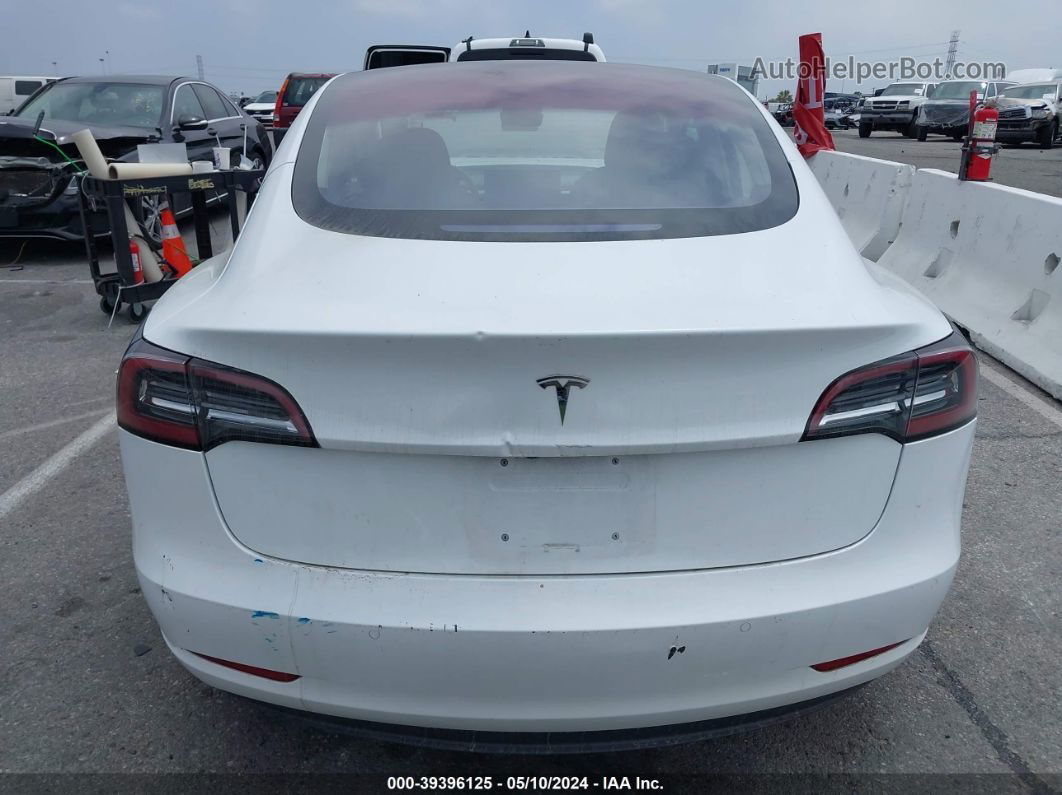 2018 Tesla Model 3 Long Range/mid Range White vin: 5YJ3E1EA1JF035347