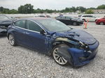 2018 Tesla Model 3  Blue vin: 5YJ3E1EA1JF035946