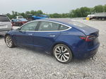 2018 Tesla Model 3  Blue vin: 5YJ3E1EA1JF035946