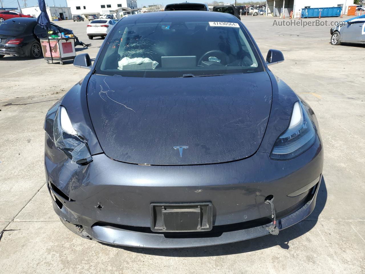 2018 Tesla Model 3  Gray vin: 5YJ3E1EA1JF036613