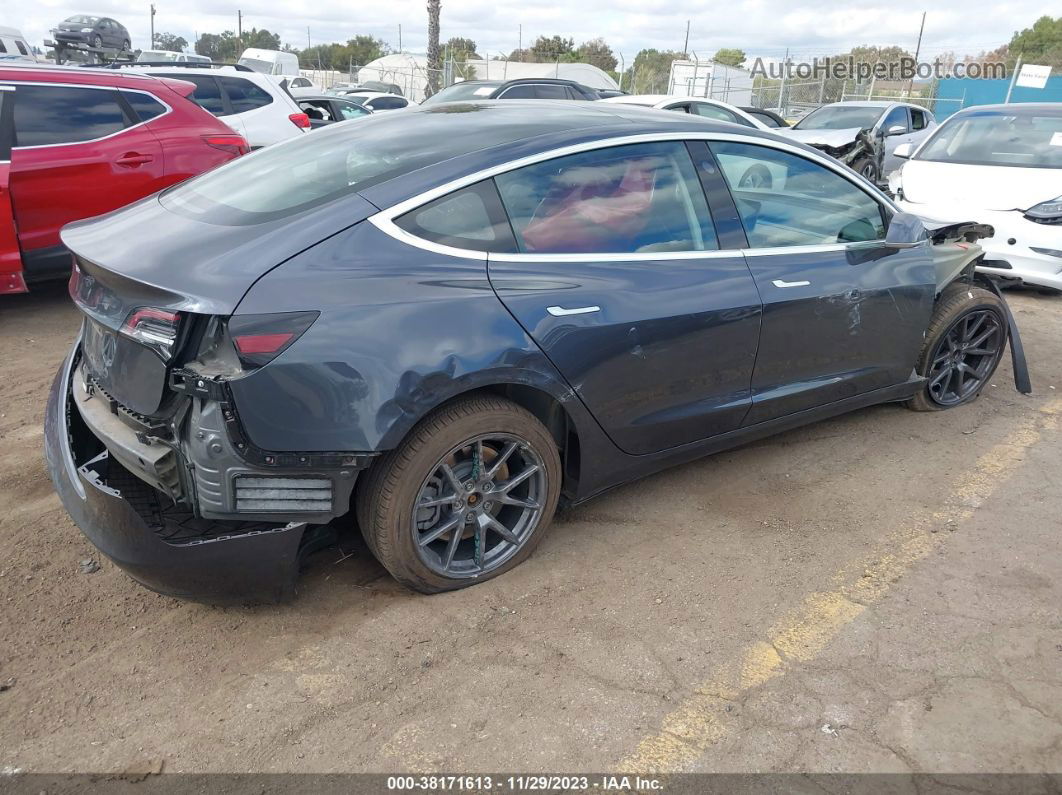 2018 Tesla Model 3 Long Range/mid Range Gray vin: 5YJ3E1EA1JF044260