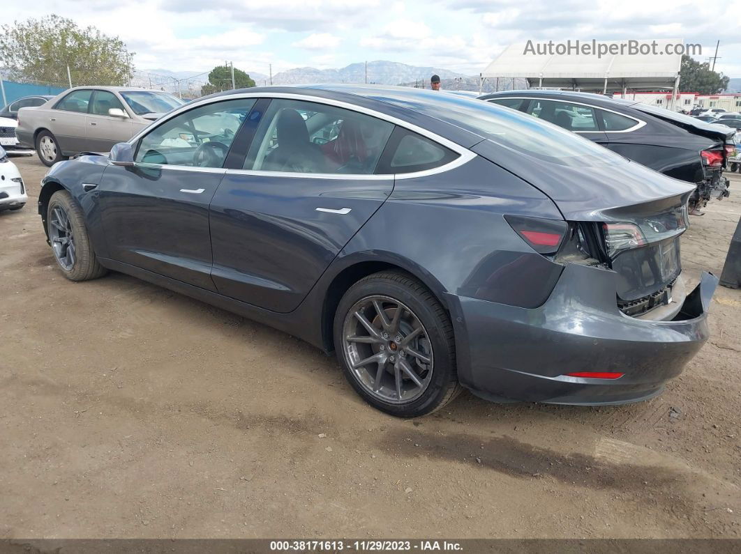 2018 Tesla Model 3 Long Range/mid Range Gray vin: 5YJ3E1EA1JF044260