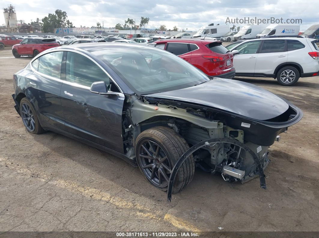 2018 Tesla Model 3 Long Range/mid Range Gray vin: 5YJ3E1EA1JF044260