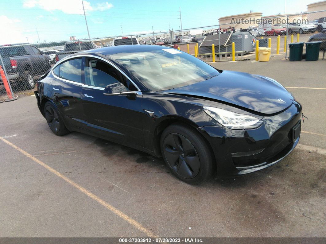 2018 Tesla Model 3 Standard Black vin: 5YJ3E1EA1JF047899