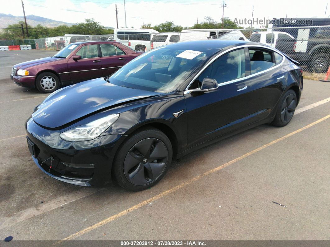 2018 Tesla Model 3 Standard Black vin: 5YJ3E1EA1JF047899