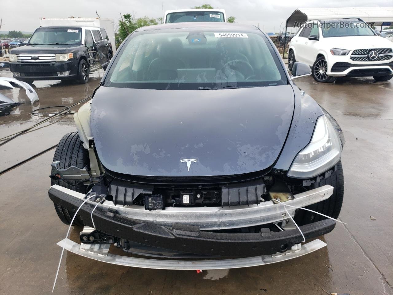 2018 Tesla Model 3  Серый vin: 5YJ3E1EA1JF059440