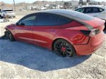 2018 Tesla Model 3  Бордовый vin: 5YJ3E1EA1JF061639