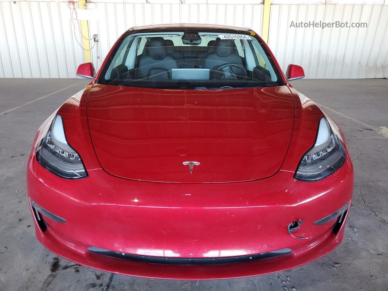 2018 Tesla Model 3  Red vin: 5YJ3E1EA1JF102979
